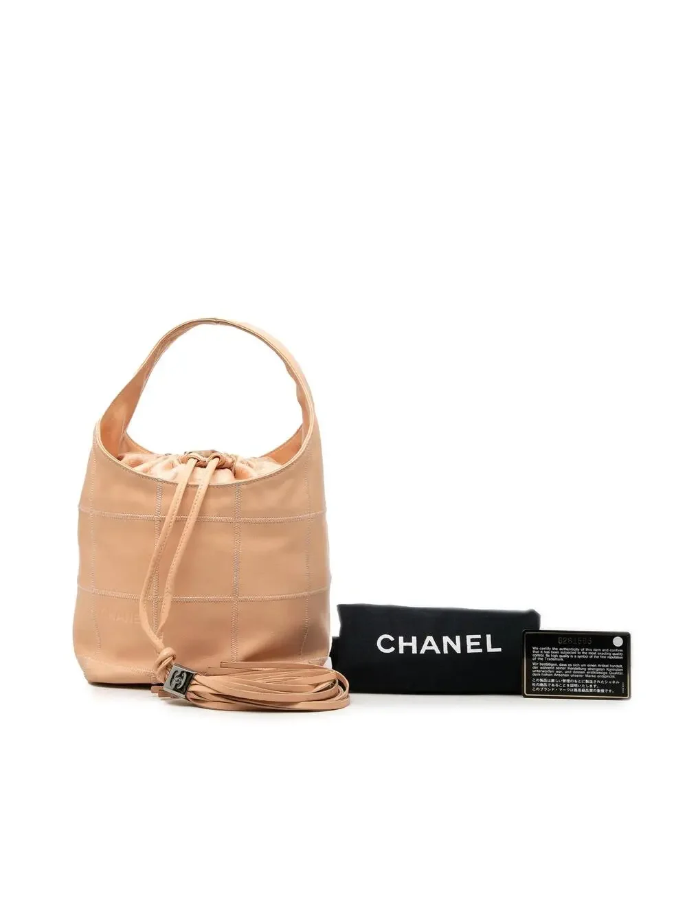 Chanel Calfskin Square Stitch Tassel #299901C14B